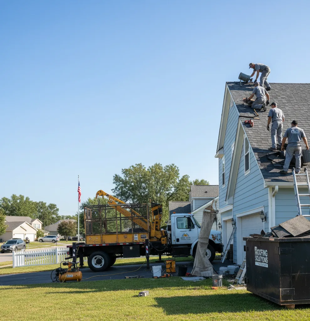 Shingle Replacement in New Baden, IL